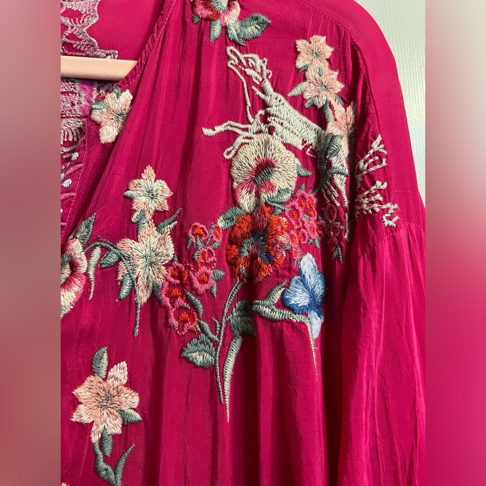 Johnny Was Elias Blouse Size Med - Picture 3 of 10